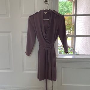 Aritzia Wilfred wrap dress, size 2, purple